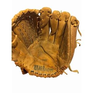 1970s WILSON A2164 AUTOGRAPH MODEL CATFISH HUNTER GLOVE VINTAGE BASEBALL MITT